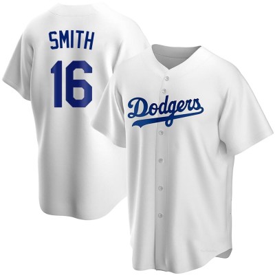 Men's Will Smith Los Angeles Dodgers Replica White Home Jersey