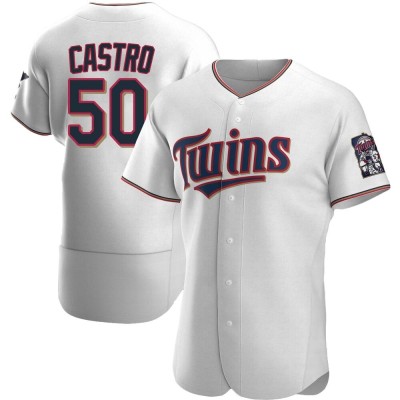 Men's Willi Castro Minnesota Twins Authentic White Home Jersey