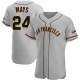 Men's Willie Mays San Francisco Giants Authentic Gray Road Jersey