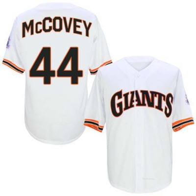 Men's Willie McCovey San Francisco Giants Authentic White 1989 Throwback Jersey