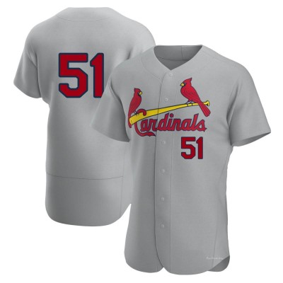 Men's Willie McGee St. Louis Cardinals Authentic Gray Road Jersey