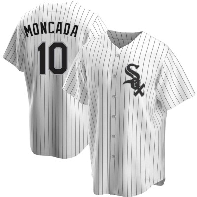 Men's Yoan Moncada Chicago White Sox Replica White Home Jersey