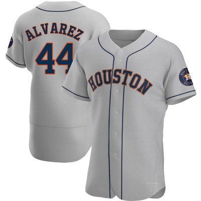 Men's Yordan Alvarez Houston Astros Authentic Gray Road Jersey