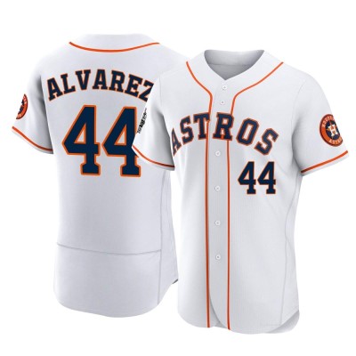 Men's Yordan Alvarez Houston Astros Authentic White 2022 World Series Home Jersey