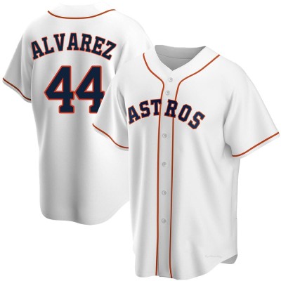 Men's Yordan Alvarez Houston Astros Replica White Home Jersey