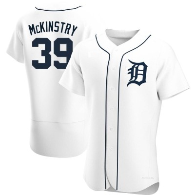 Men's Zach McKinstry Detroit Tigers Authentic White Home Jersey