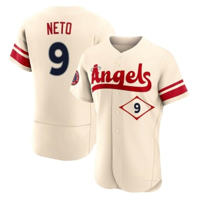 Men's Zach Neto Los Angeles Angels Authentic Cream 2022 City Connect Jersey