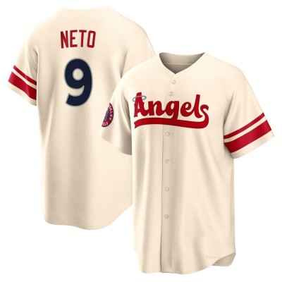 Men's Zach Neto Los Angeles Angels Replica Cream 2022 City Connect Jersey