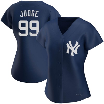 Women's Aaron Judge New York Yankees Authentic Navy Alternate Team Jersey