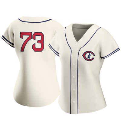 Women's Adbert Alzolay Chicago Cubs Authentic Cream 2022 Field Of Dreams Jersey