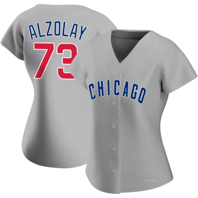 Women's Adbert Alzolay Chicago Cubs Authentic Gray Road Jersey