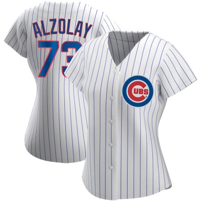 Women's Adbert Alzolay Chicago Cubs Authentic White Home Jersey