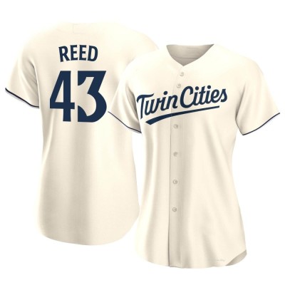 Women's Addison Reed Minnesota Twins Authentic Cream Alternate Jersey