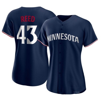 Women's Addison Reed Minnesota Twins Authentic Navy Alternate Jersey