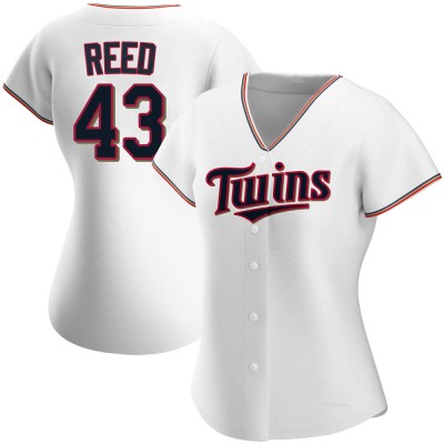 Women's Addison Reed Minnesota Twins Replica White Home Jersey