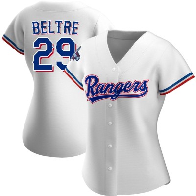 Women's Adrian Beltre Texas Rangers Authentic White Home 2023 World Series Champions Jersey