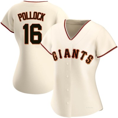 Women's AJ Pollock San Francisco Giants Authentic Cream Home Jersey