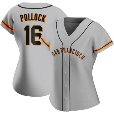 Women's AJ Pollock San Francisco Giants Authentic Gray Road Jersey