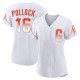 Women's AJ Pollock San Francisco Giants Authentic White 2021 City Connect Jersey