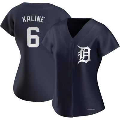 Women's Al Kaline Detroit Tigers Authentic Navy Alternate Jersey