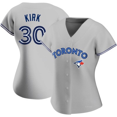 Women's Alejandro Kirk Toronto Blue Jays Authentic Gray Road Jersey