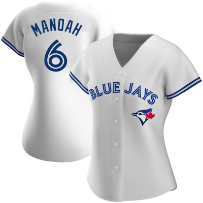 Women's Alek Manoah Toronto Blue Jays Authentic White Home Jersey