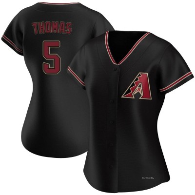 Women's Alek Thomas Arizona Diamondbacks Authentic Black Alternate Jersey