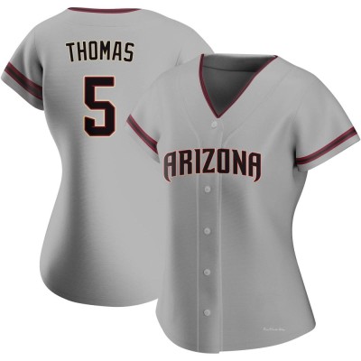 Women's Alek Thomas Arizona Diamondbacks Authentic Gray Road Jersey