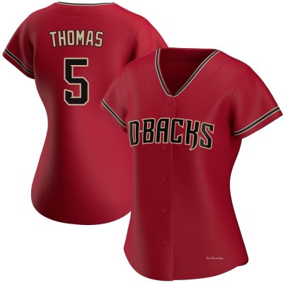 Women's Alek Thomas Arizona Diamondbacks Authentic Red Alternate Jersey