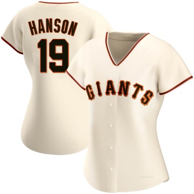 Women's Alen Hanson San Francisco Giants Authentic Cream Home Jersey