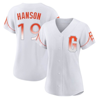 Women's Alen Hanson San Francisco Giants Authentic White 2021 City Connect Jersey