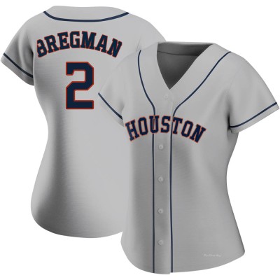 Women's Alex Bregman Houston Astros Authentic Gray Road 2020 Jersey