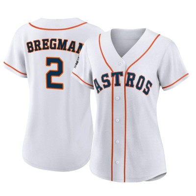 Women's Alex Bregman Houston Astros Authentic White 2022 World Series Home Jersey