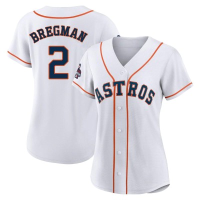 Women's Alex Bregman Houston Astros Replica White 2022 World Series Champions Home Jersey