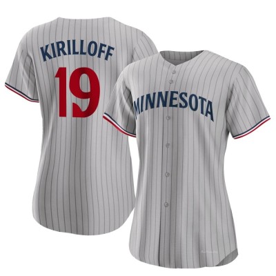 Women's Alex Kirilloff Minnesota Twins Authentic Gray Road Jersey