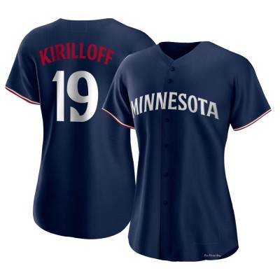 Women's Alex Kirilloff Minnesota Twins Authentic Navy Alternate Jersey