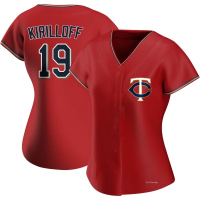 Women's Alex Kirilloff Minnesota Twins Authentic Red Alternate Jersey