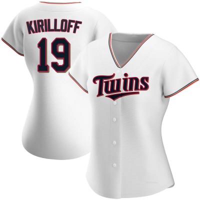 Women's Alex Kirilloff Minnesota Twins Authentic White Home Jersey