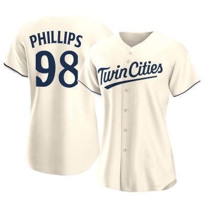 Women's Alex Phillips Minnesota Twins Authentic Cream Alternate Jersey