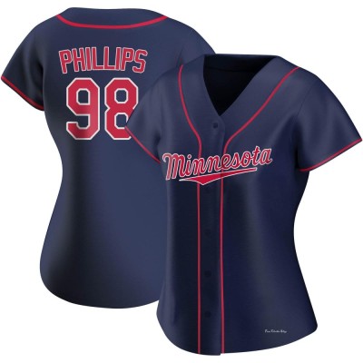 Women's Alex Phillips Minnesota Twins Replica Navy Alternate Team Jersey