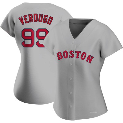 Women's Alex Verdugo Boston Red Sox Authentic Gray Road Jersey