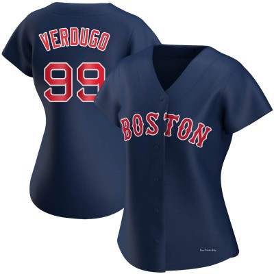 Women's Alex Verdugo Boston Red Sox Authentic Navy Alternate Jersey