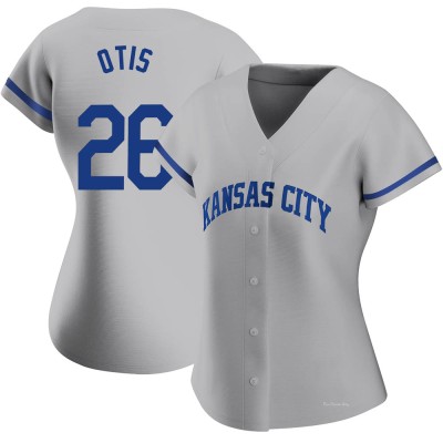 Women's Amos Otis Kansas City Royals Authentic Gray 2022 Road Jersey