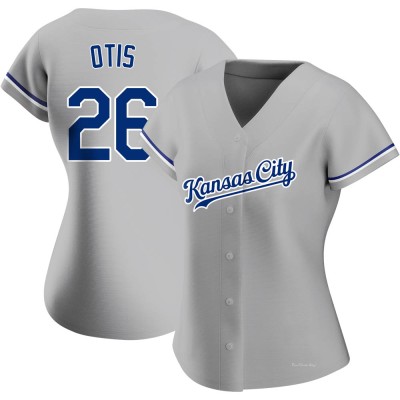 Women's Amos Otis Kansas City Royals Authentic Gray Road Jersey