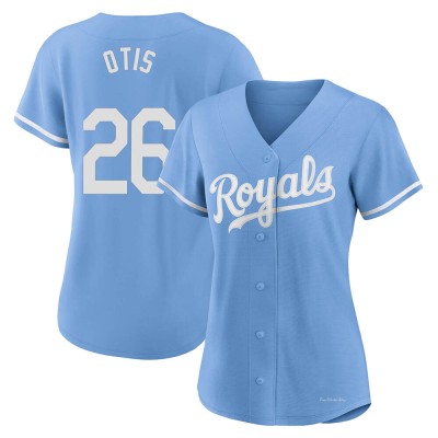 Women's Amos Otis Kansas City Royals Authentic Light Blue 2022 Alternate Jersey