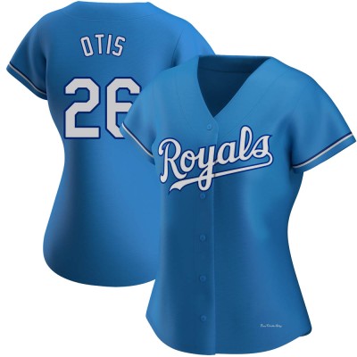 Women's Amos Otis Kansas City Royals Authentic Light Blue Alternate Jersey