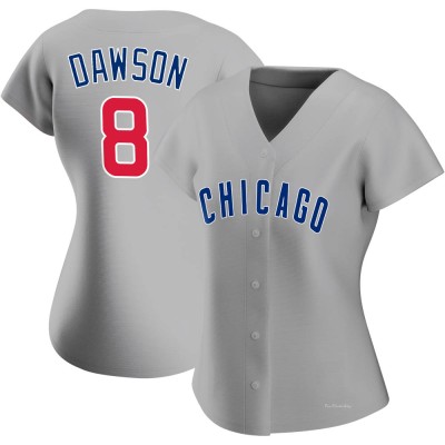 Women's Andre Dawson Chicago Cubs Authentic Gray Road Jersey