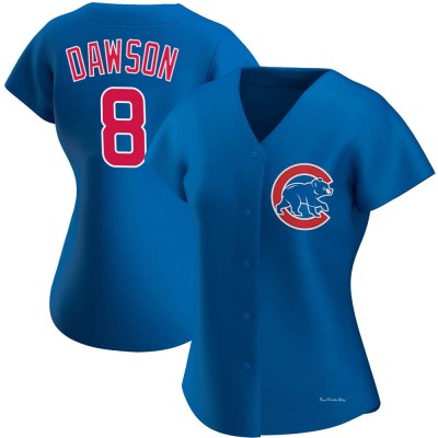 Women's Andre Dawson Chicago Cubs Authentic Royal Alternate Jersey