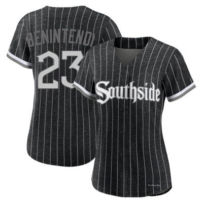 Women's Andrew Benintendi Chicago White Sox Authentic Black 2021 City Connect Jersey