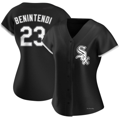 Women's Andrew Benintendi Chicago White Sox Authentic Black Alternate Jersey